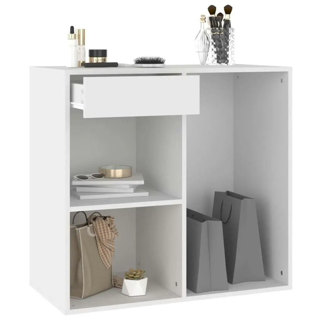 Cosmetic Cabinet White 80x40x75 cm Engineered Wood 808837