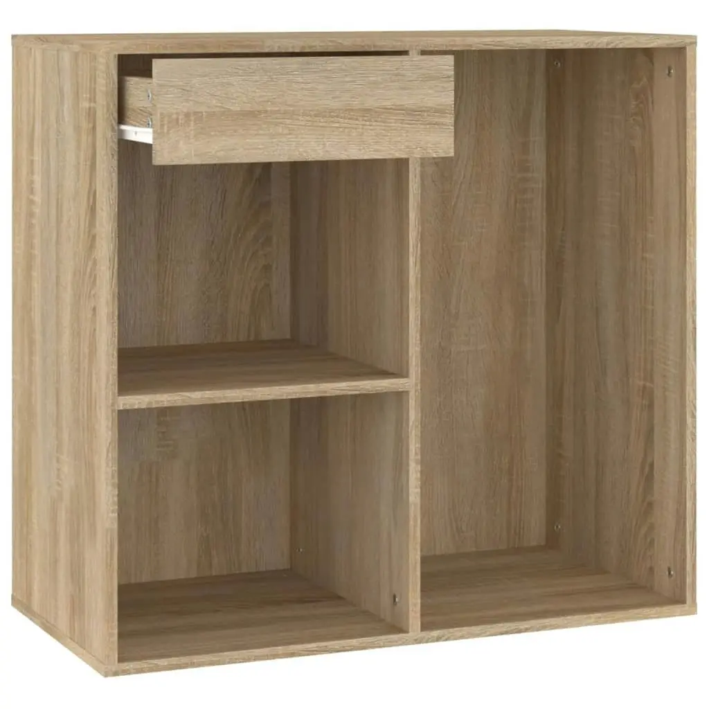 Cosmetic Cabinet Sonoma Oak 80x40x75 cm Engineered Wood 808840