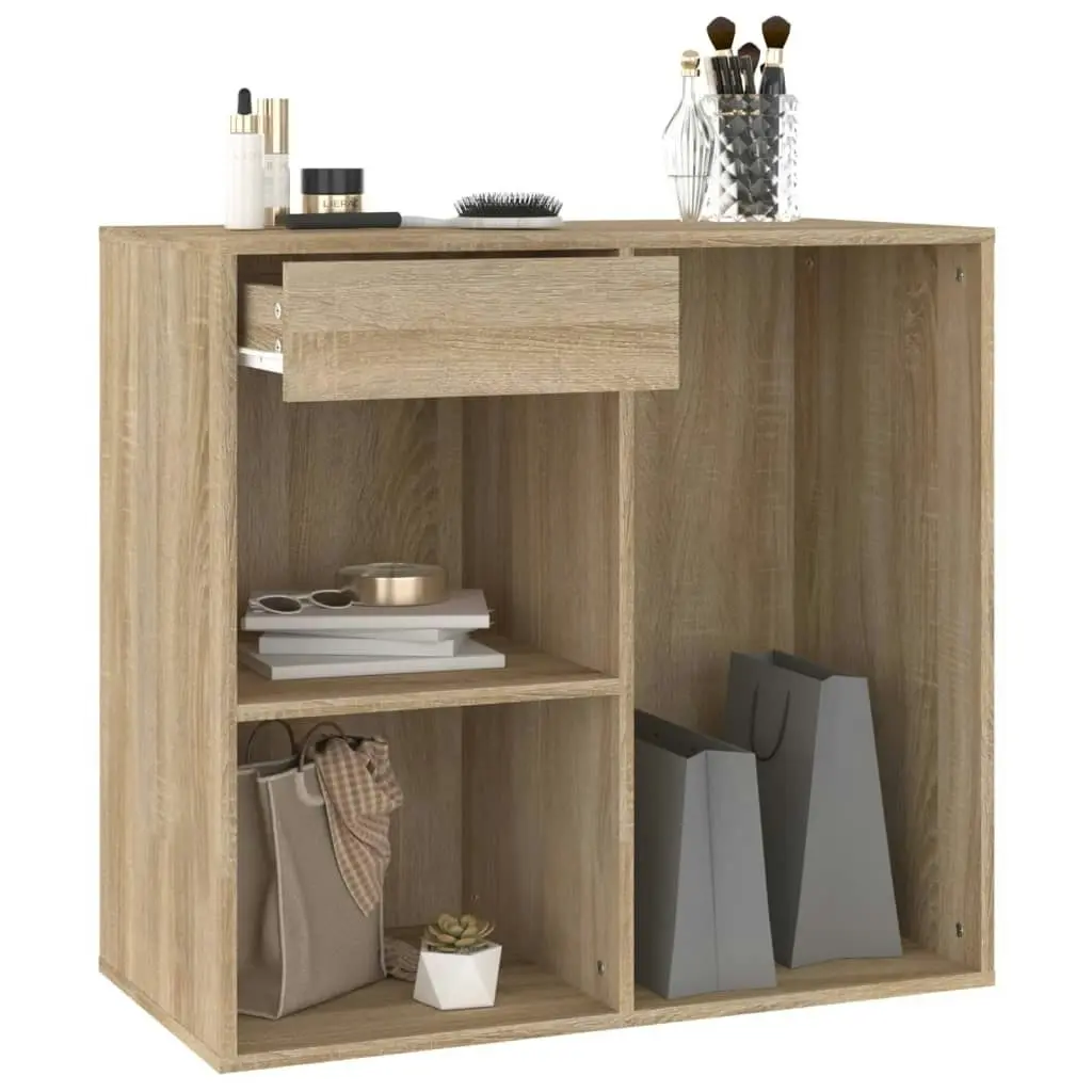 Cosmetic Cabinet Sonoma Oak 80x40x75 cm Engineered Wood 808840