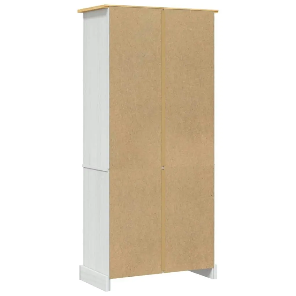 Cupboard Mexican Pine Corona Range White 80x40x170 cm 282624