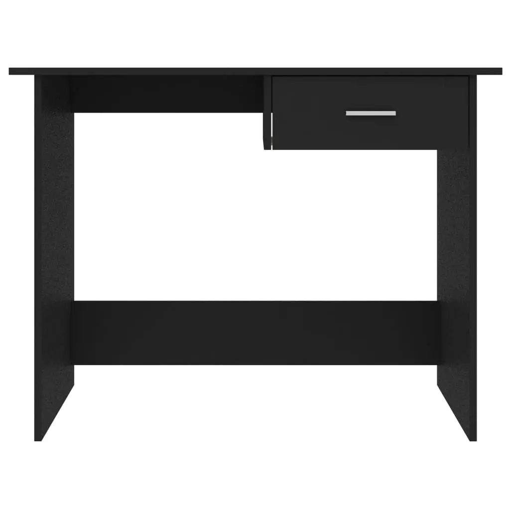 Desk Black 100x50x76 cm Engineered Wood 800550