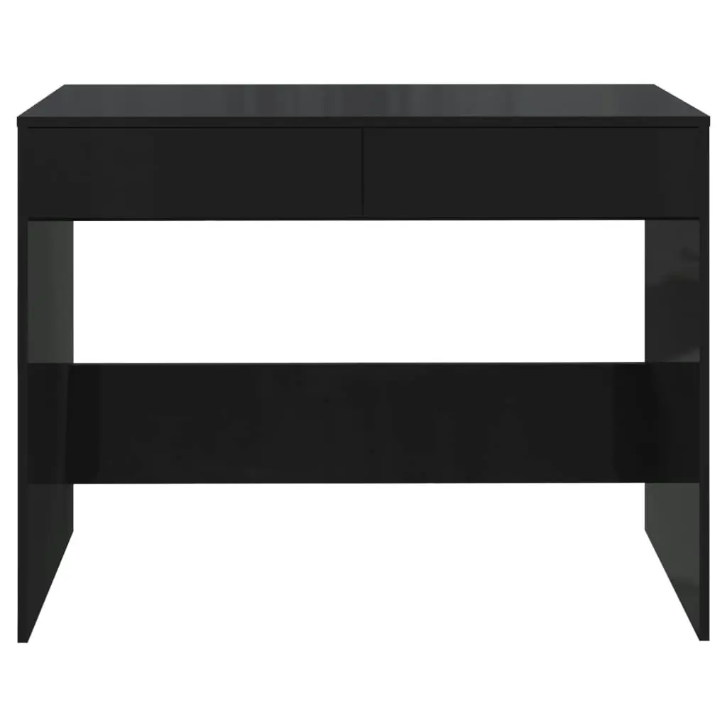 Desk Black 101x50x76.5 cm Engineered Wood 809558