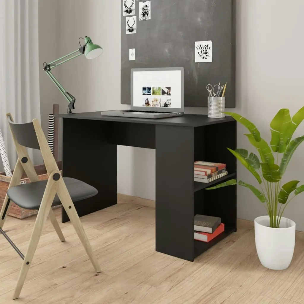 Desk Black 110x60x73 cm Engineered Wood 800577