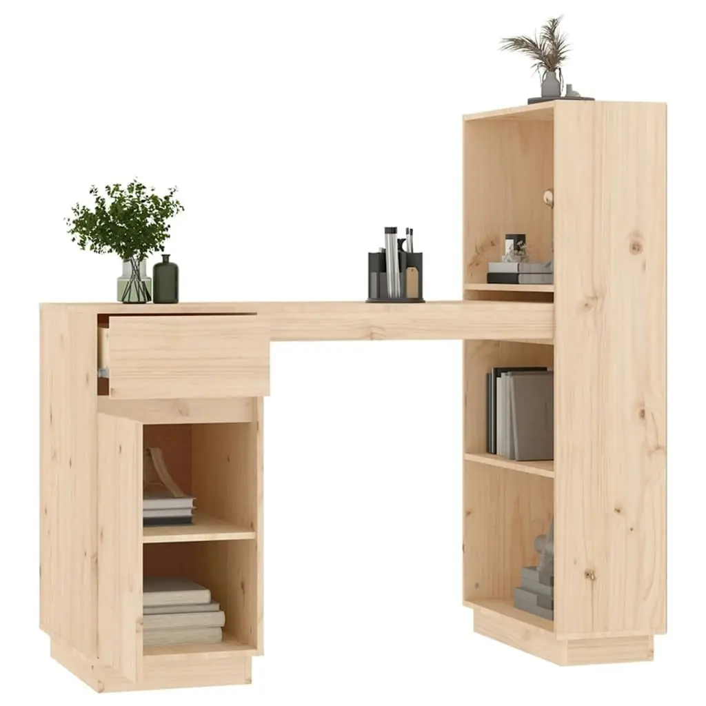 Desk 110x53x117 cm Solid Wood Pine 814509