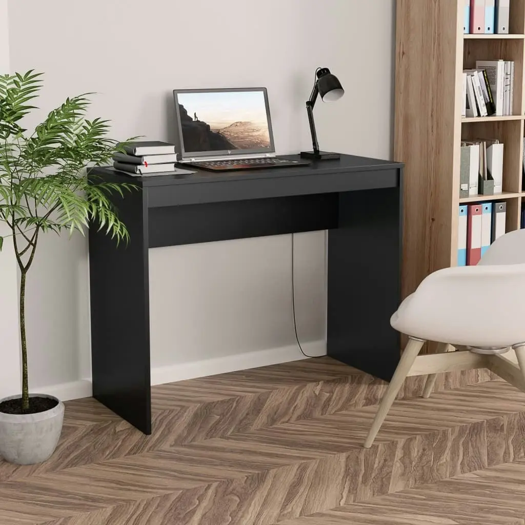 Desk Black 90x40x72 cm Engineered Wood 800379