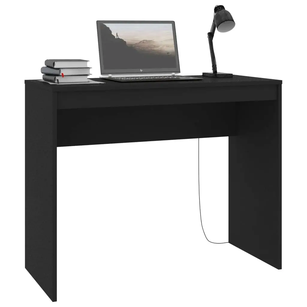 Desk Black 90x40x72 cm Engineered Wood 800379