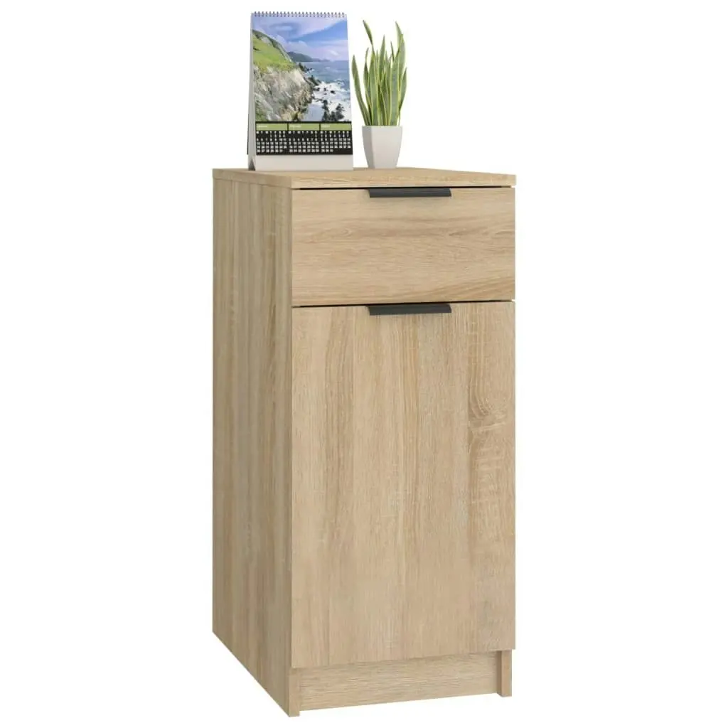 Desk Cabinet Sonoma Oak 33.5x50x75 cm Engineered Wood 811505