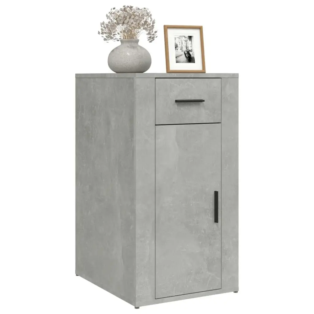 Desk Cabinet Concrete Grey 40x49x75 cm Engineered Wood 816796