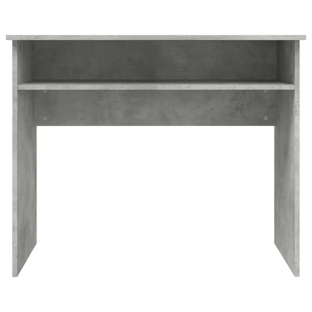 Desk Concrete Grey 90x50x74 cm Engineered Wood 801174