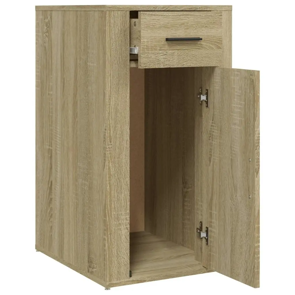 Desk Cabinet Sonoma Oak 40x49x75 cm Engineered Wood 816795