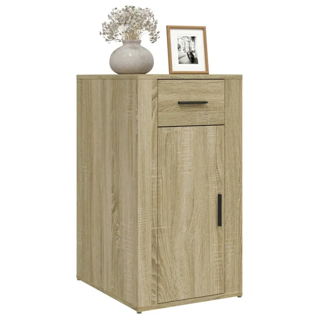 Desk Cabinet Sonoma Oak 40x49x75 cm Engineered Wood 816795