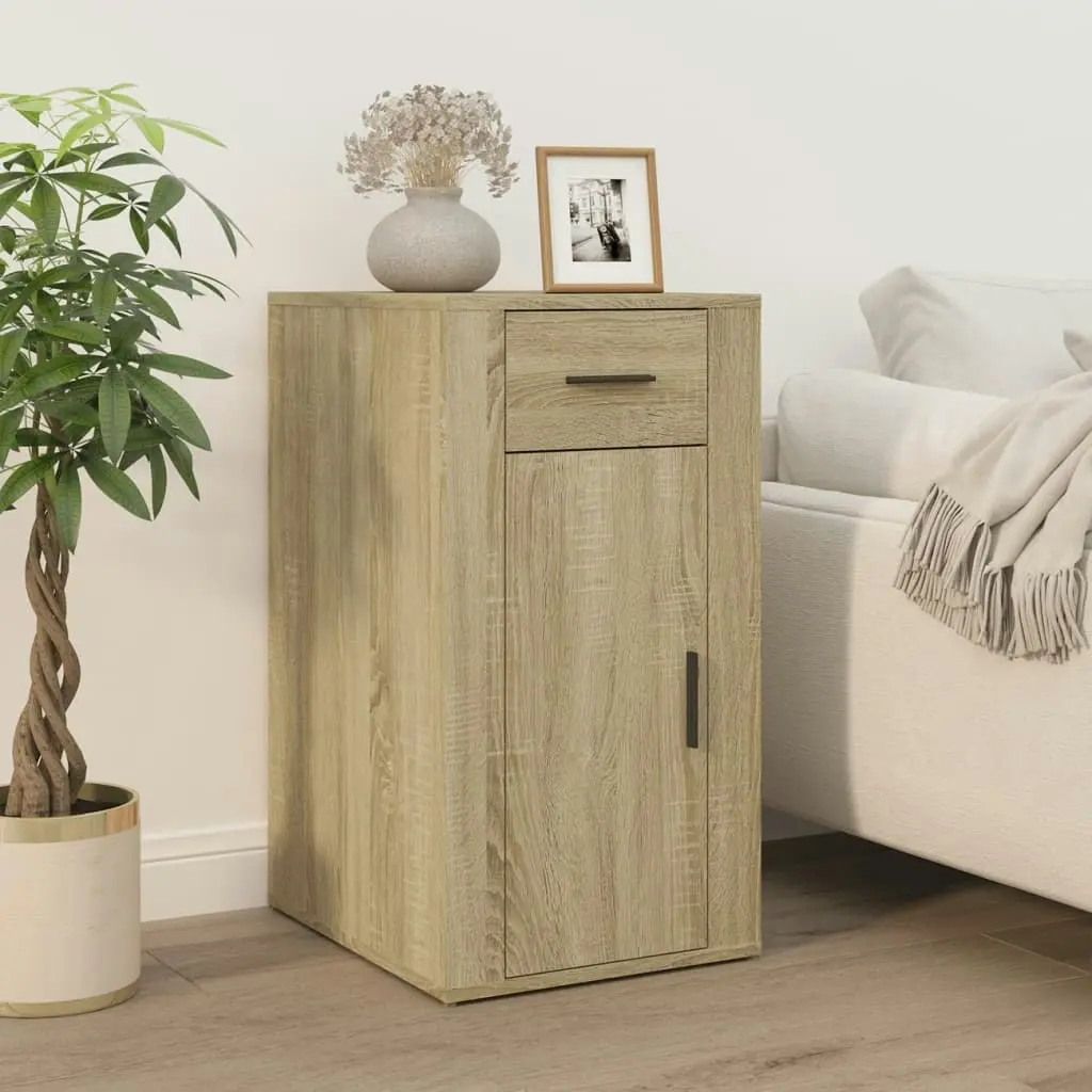 Desk Cabinet Sonoma Oak 40x49x75 cm Engineered Wood 816795