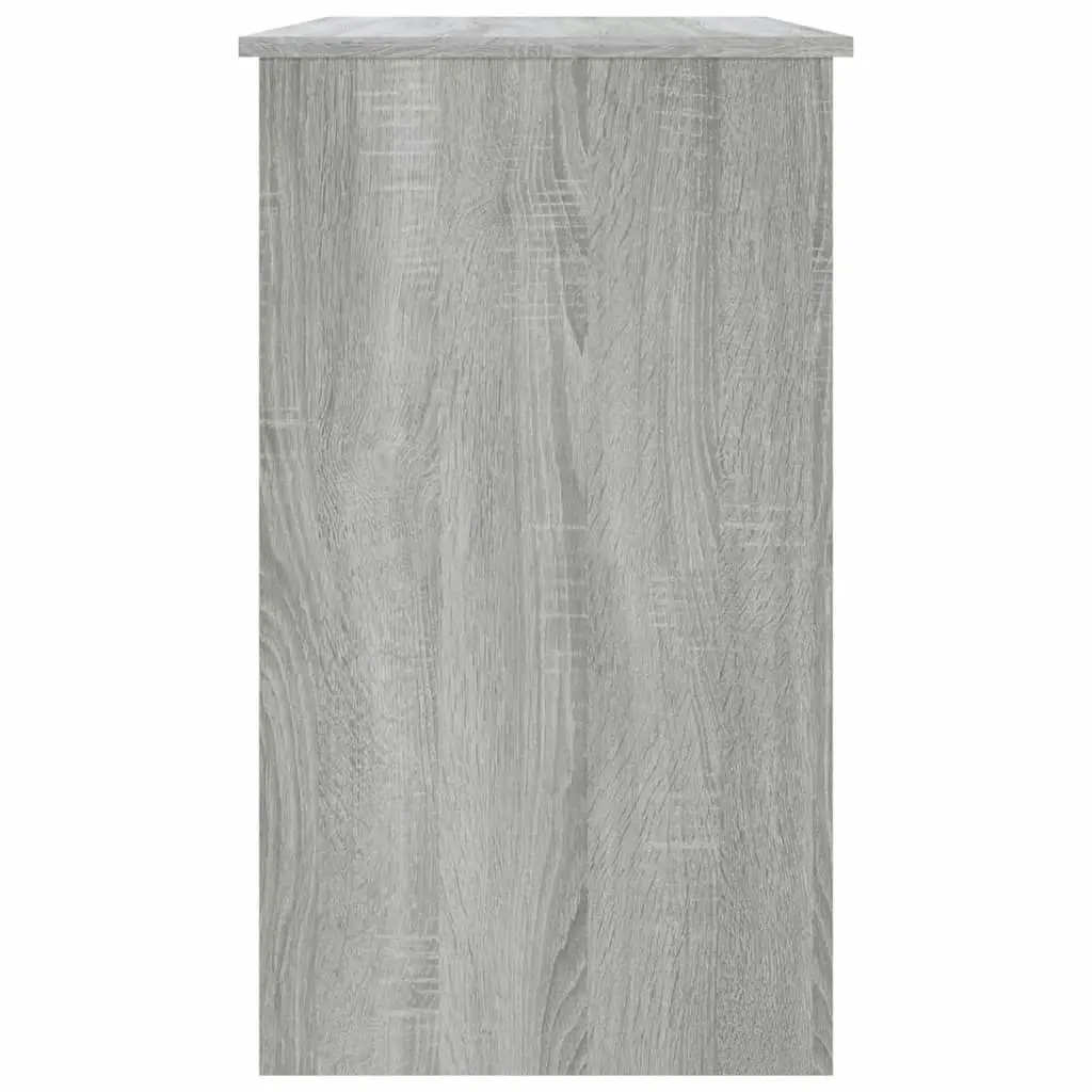 Desk Grey Sonoma 90x45x76 cm Engineered Wood 815508