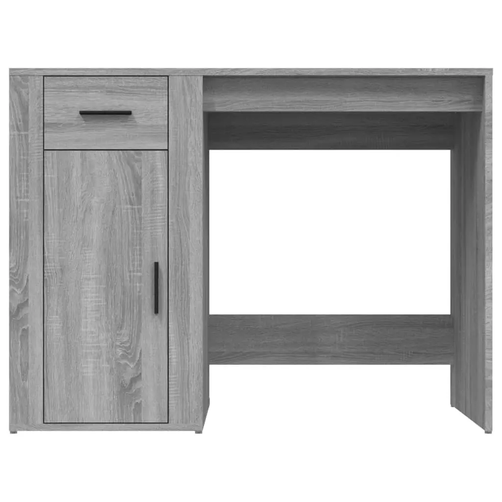 Desk Grey Sonoma 100x49x75 cm Engineered Wood 816790