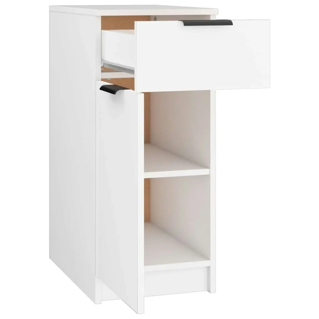 Desk Cabinet White 33.5x50x75 cm Engineered Wood 811502