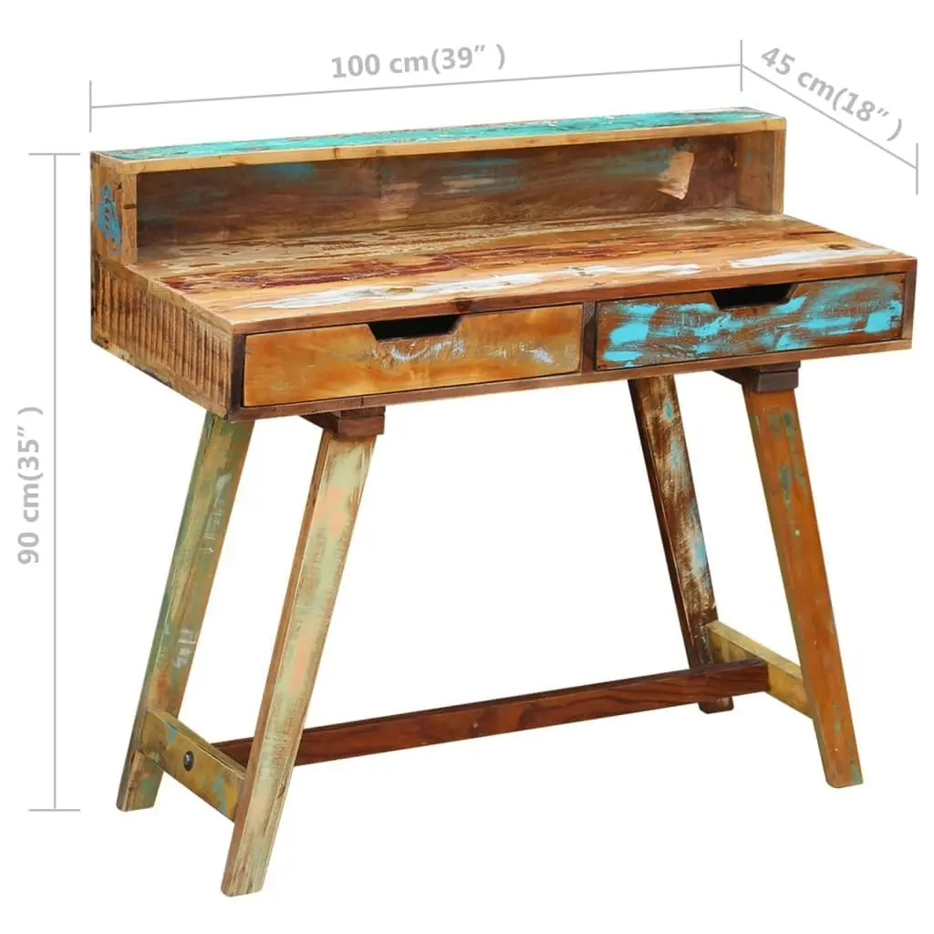 Desk Solid Reclaimed Wood 243270