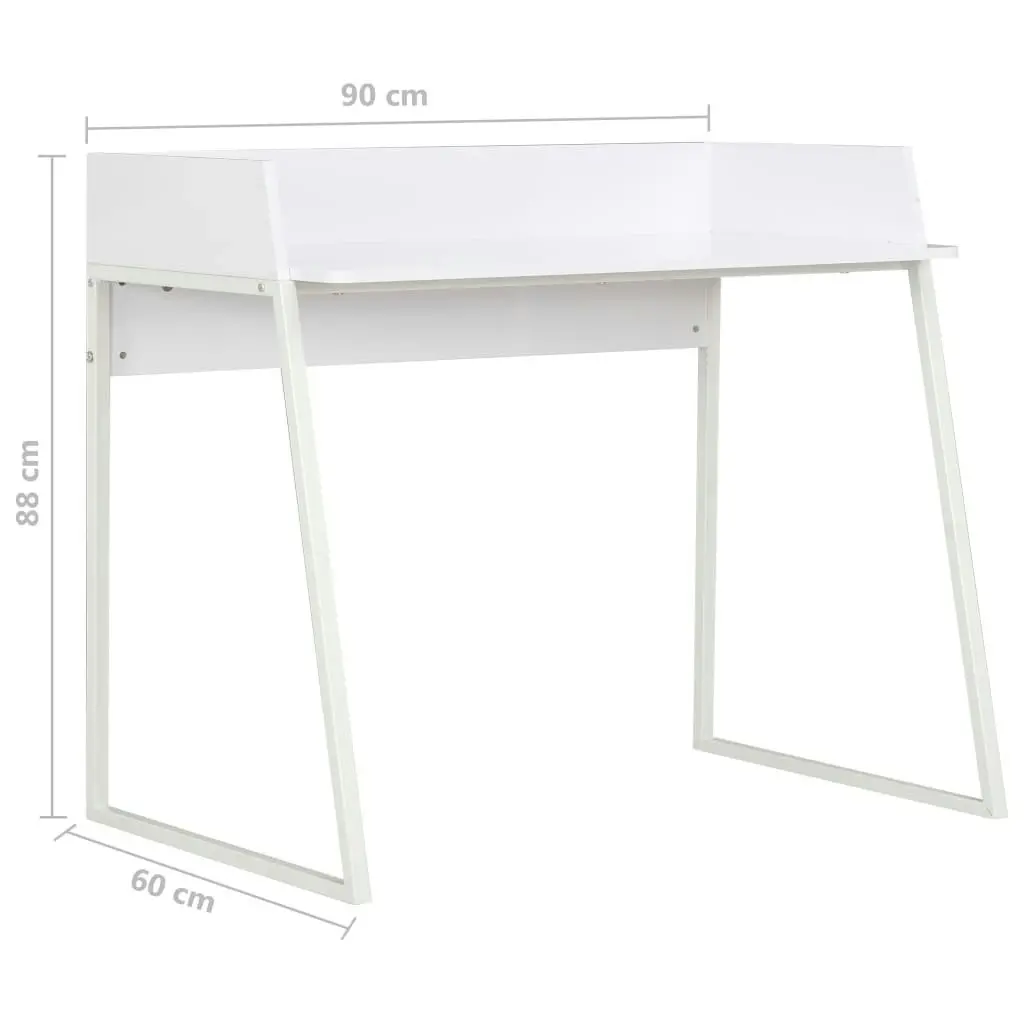 Desk White 90x60x88 cm 20267