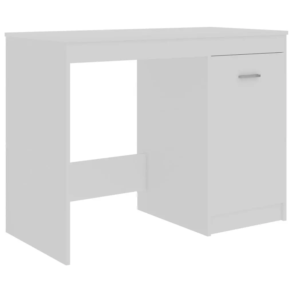 Desk White 140x50x76 cm Engineered Wood 3054780