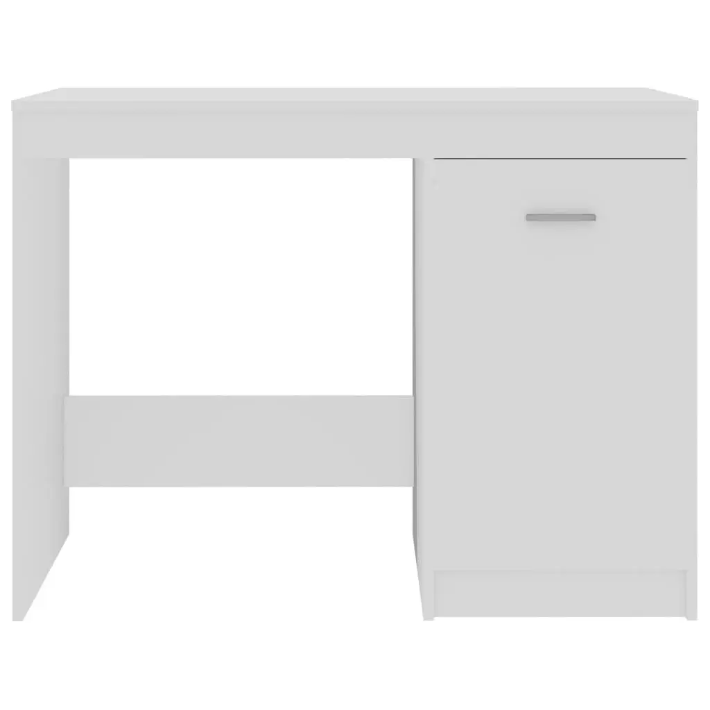 Desk White 100x50x76 cm Engineered Wood 801796