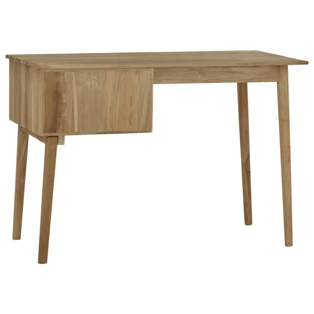 Desk with 2 Drawers 110x52x75 cm Solid Wood Teak 340738