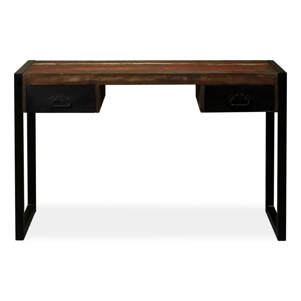 Desk with 2 Drawers Solid Reclaimed Wood 120x50x76 cm 244905