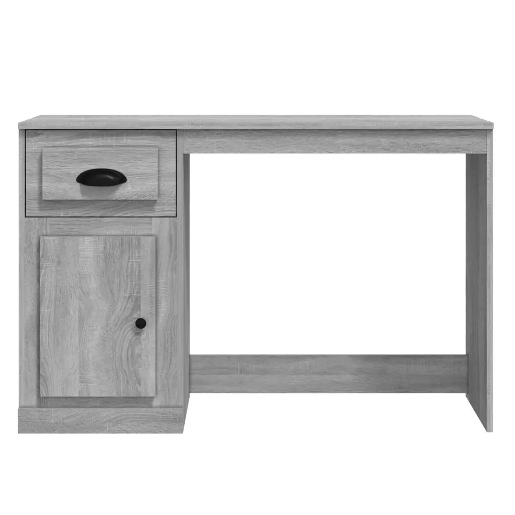 Desk with Drawer Grey Sonoma 115x50x75 cm Engineered Wood 816478