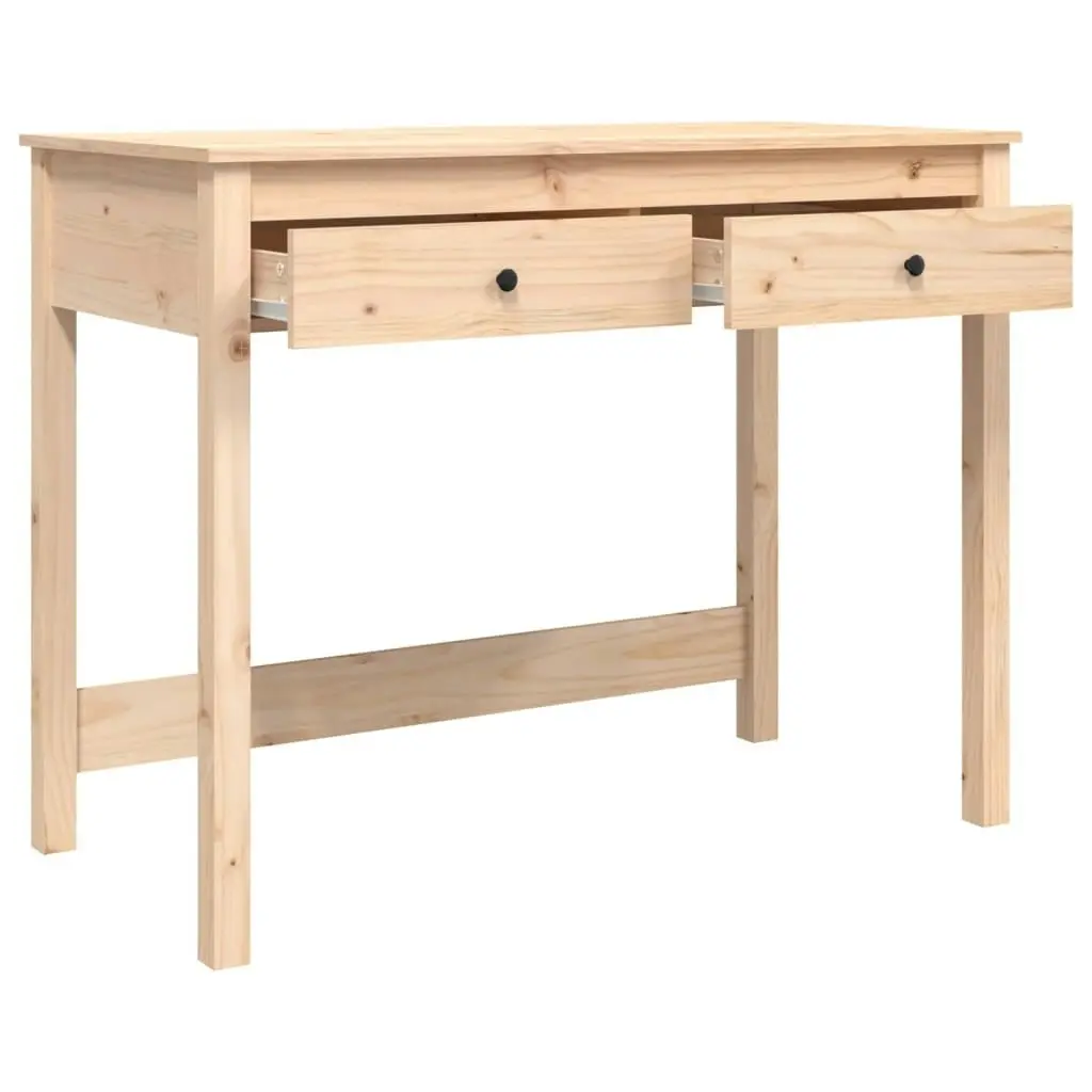 Desk with Drawers 100x50x78 cm Solid Wood Pine 824643