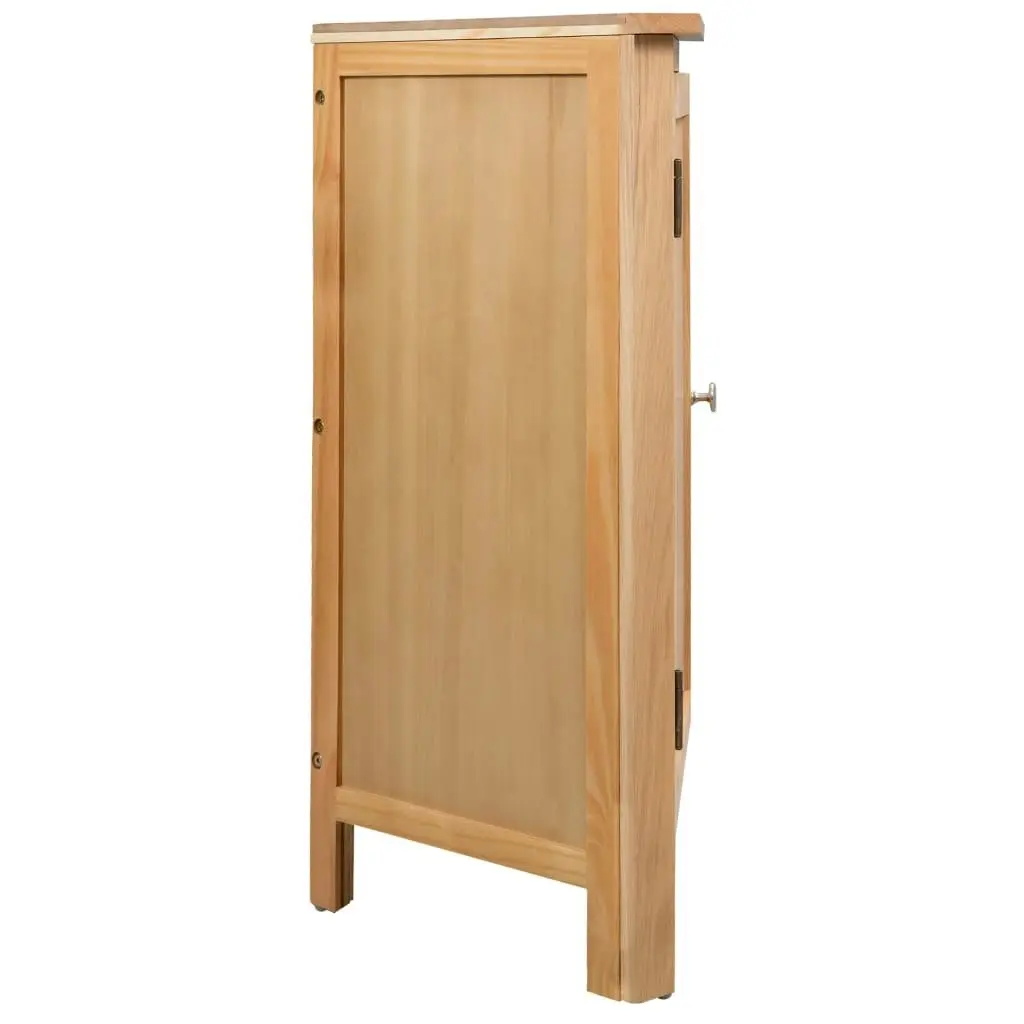 Corner Cabinet 59x45x80 cm Solid Oak Wood 247040