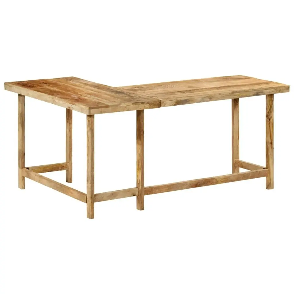 Desk 165x110x75 cm Solid Wood Mango 353334