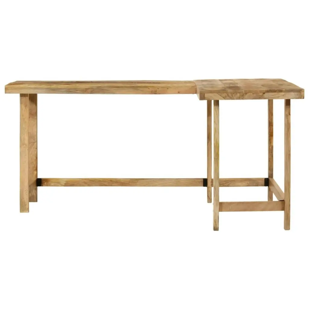 Desk 165x110x75 cm Solid Wood Mango 353334