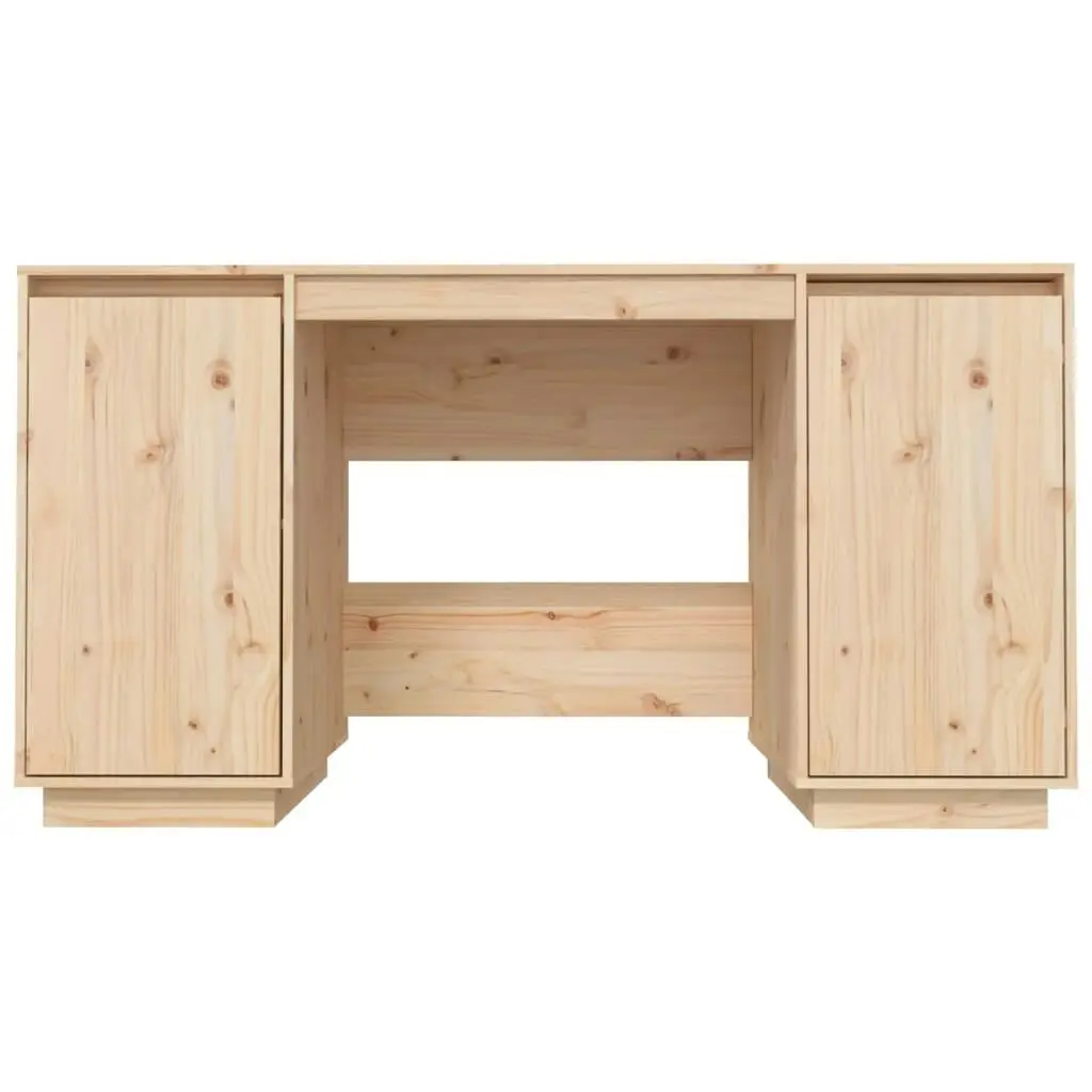 Desk 140x50x75 cm Solid Wood Pine 814324