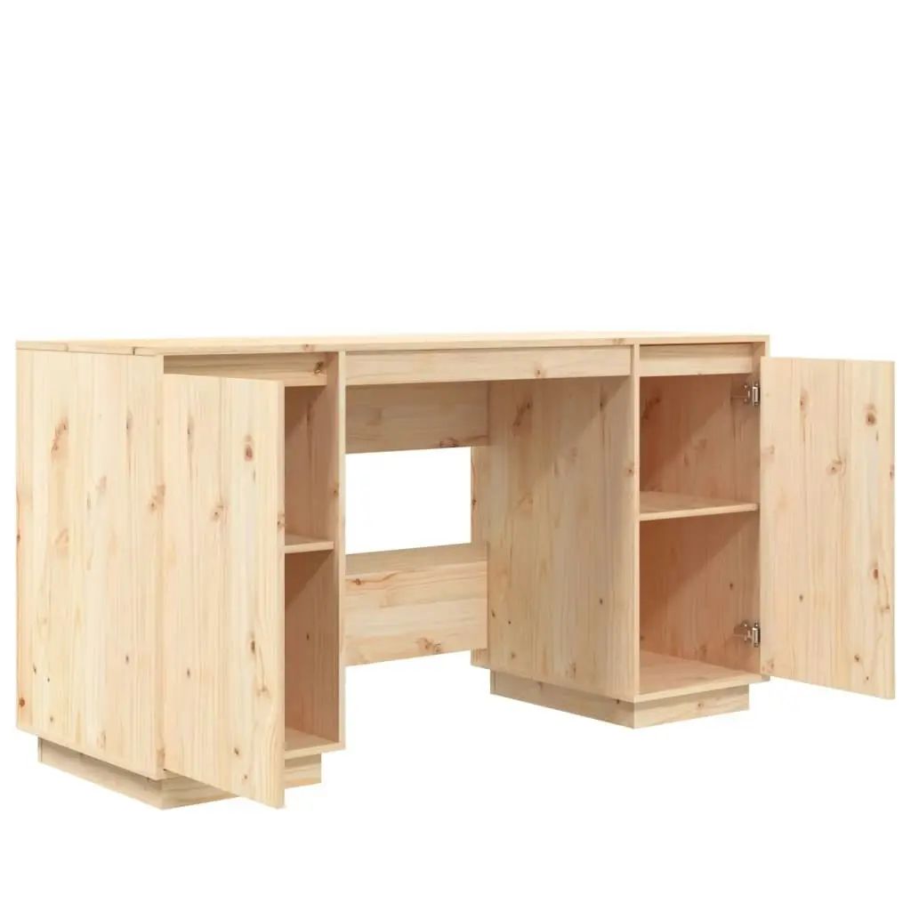 Desk 140x50x75 cm Solid Wood Pine 814324