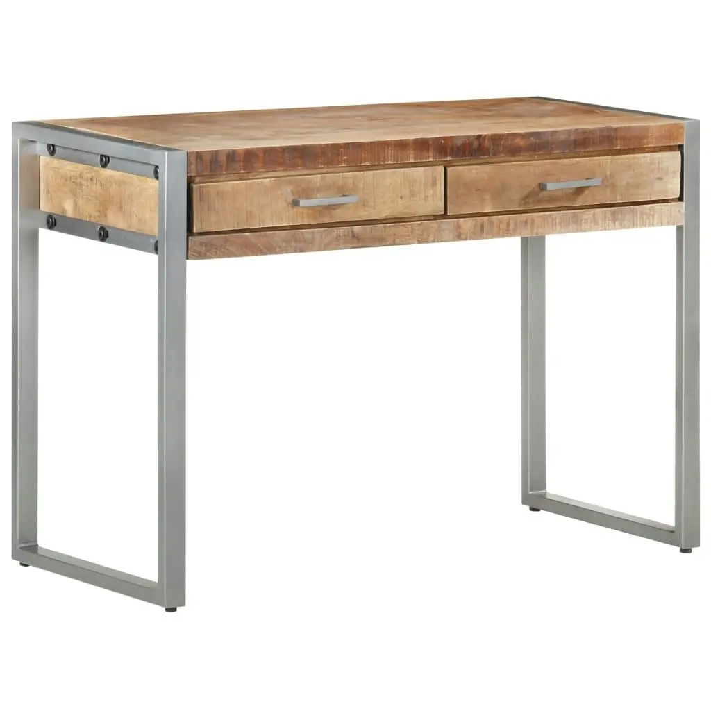 Desk 108x50x75 cm Rough Mango Wood 323491