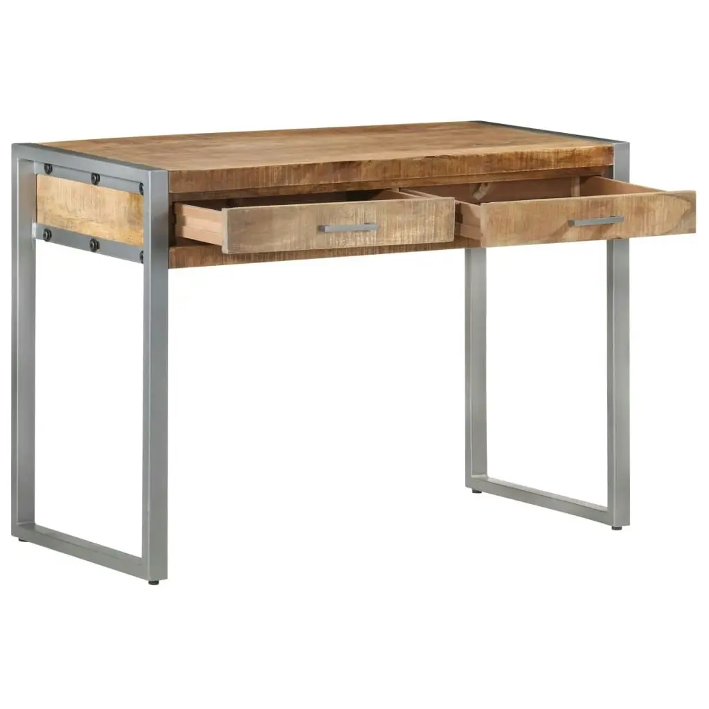 Desk 108x50x75 cm Rough Mango Wood 323491