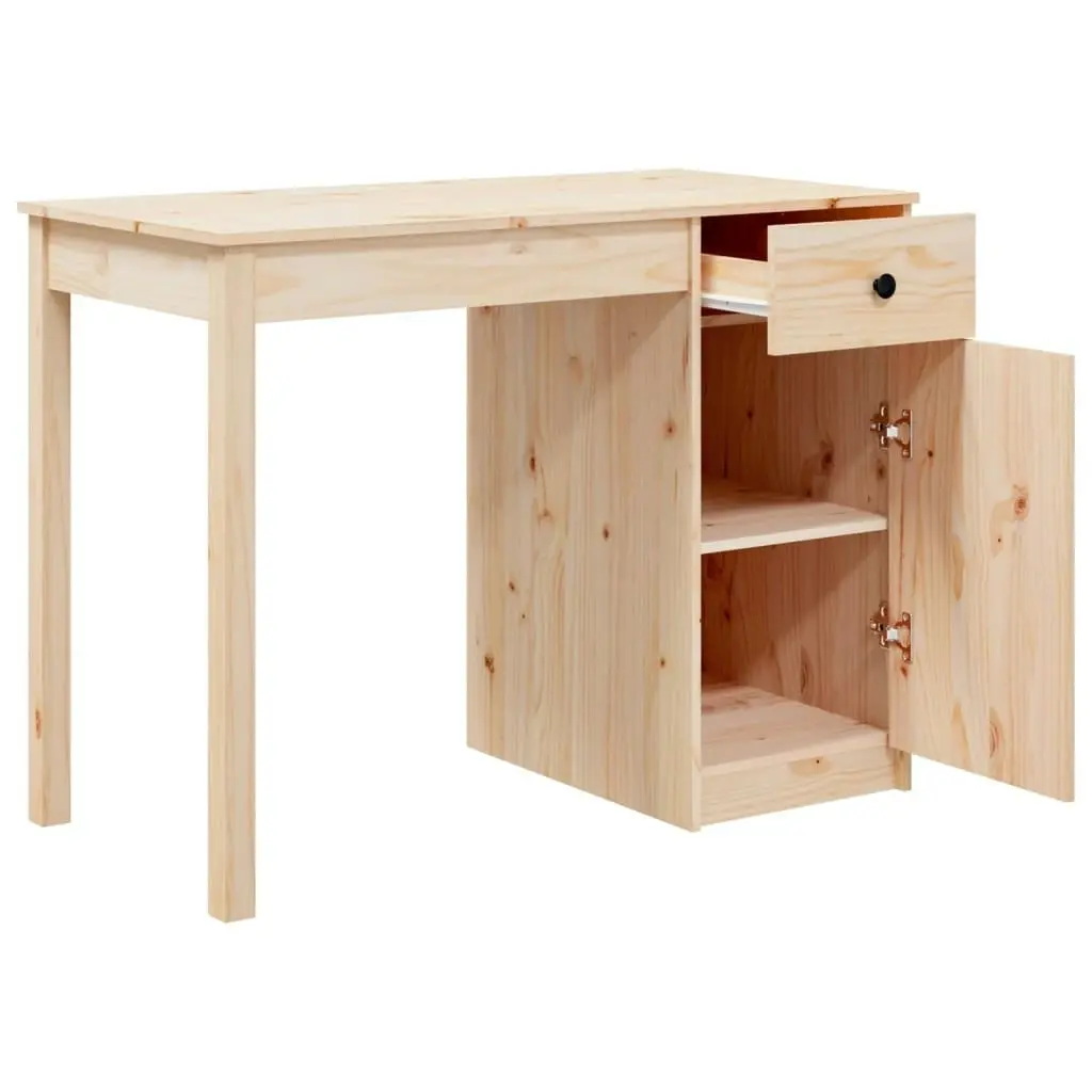 Desk 100x50x75 cm Solid Wood Pine 814629