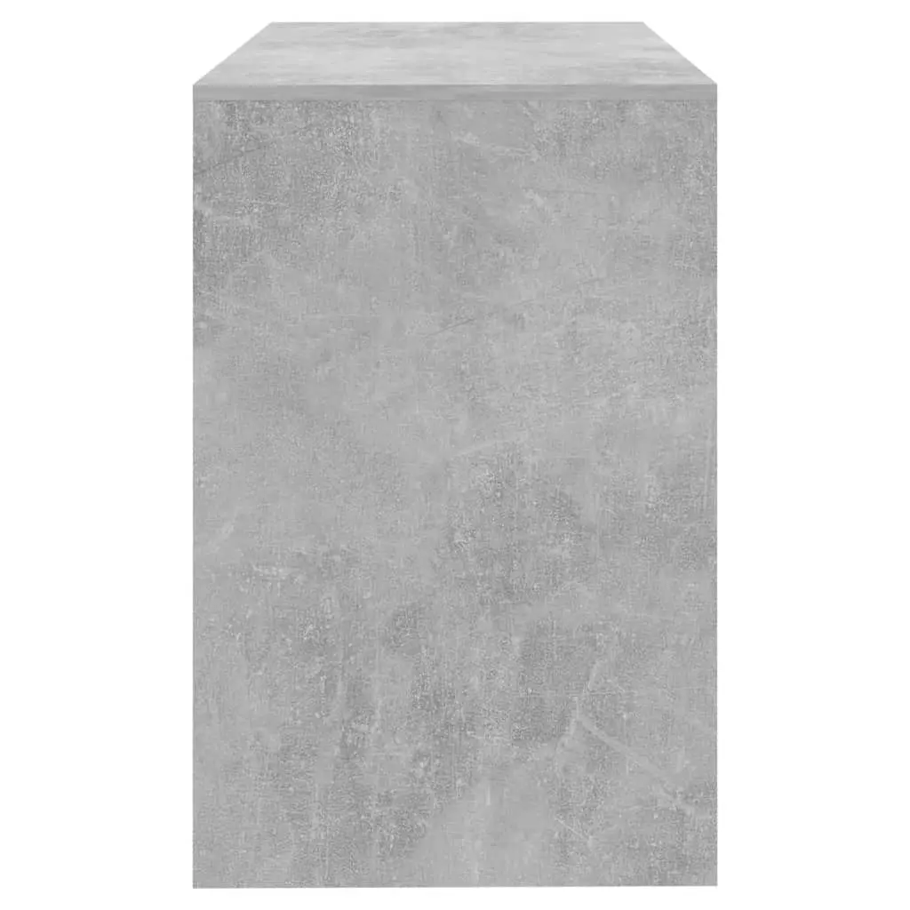 Desk Concrete Grey 101x50x76.5 cm Engineered Wood 809561