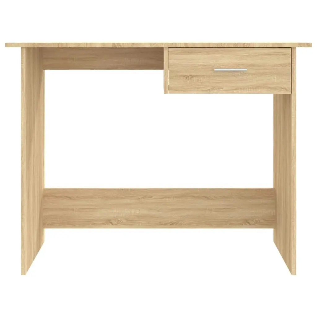 Desk Sonoma Oak 100x50x76 cm Engineered Wood 800552