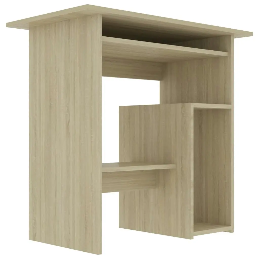 Desk Sonoma Oak 80x45x74 cm Engineered Wood 801367