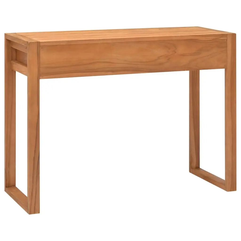 Desk with 2 Drawers 100x40x75 cm Teak Wood 325270