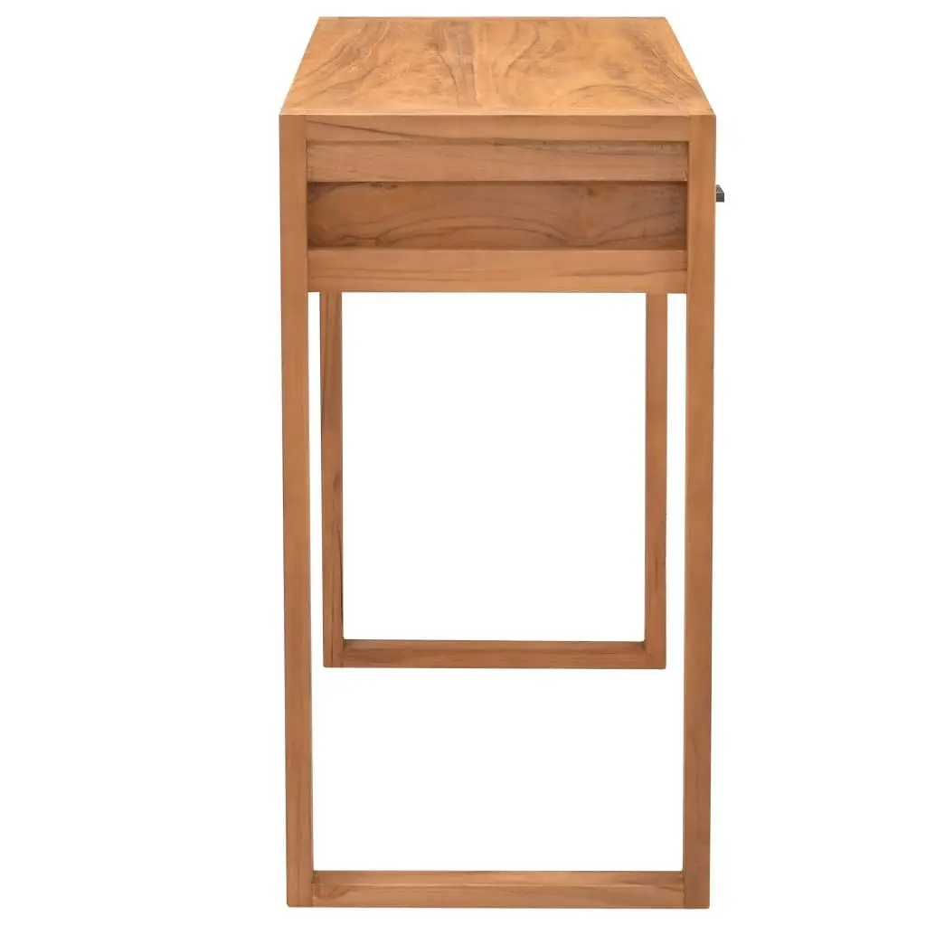 Desk with 2 Drawers 100x40x75 cm Teak Wood 325270