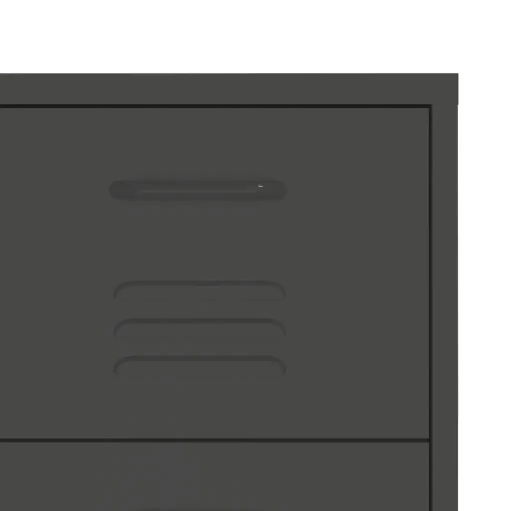 Drawer Cabinet Anthracite 80x35x101.5 cm Steel 336150