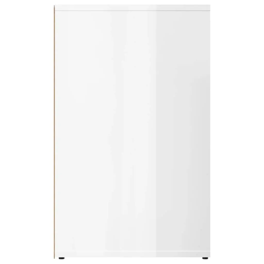 Dressing Cabinet High Gloss White 80x40x65 cm Engineered Wood 808852