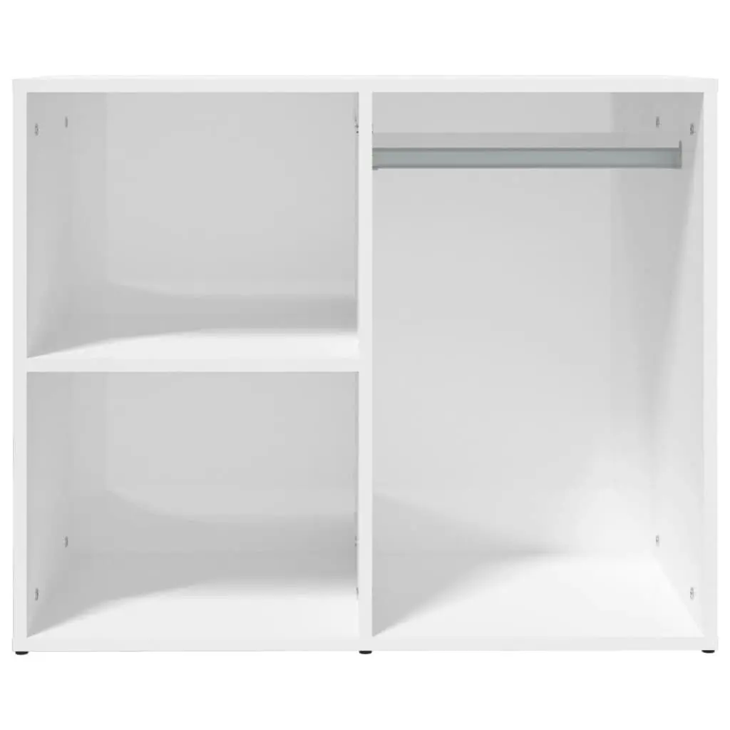 Dressing Cabinet High Gloss White 80x40x65 cm Engineered Wood 808852