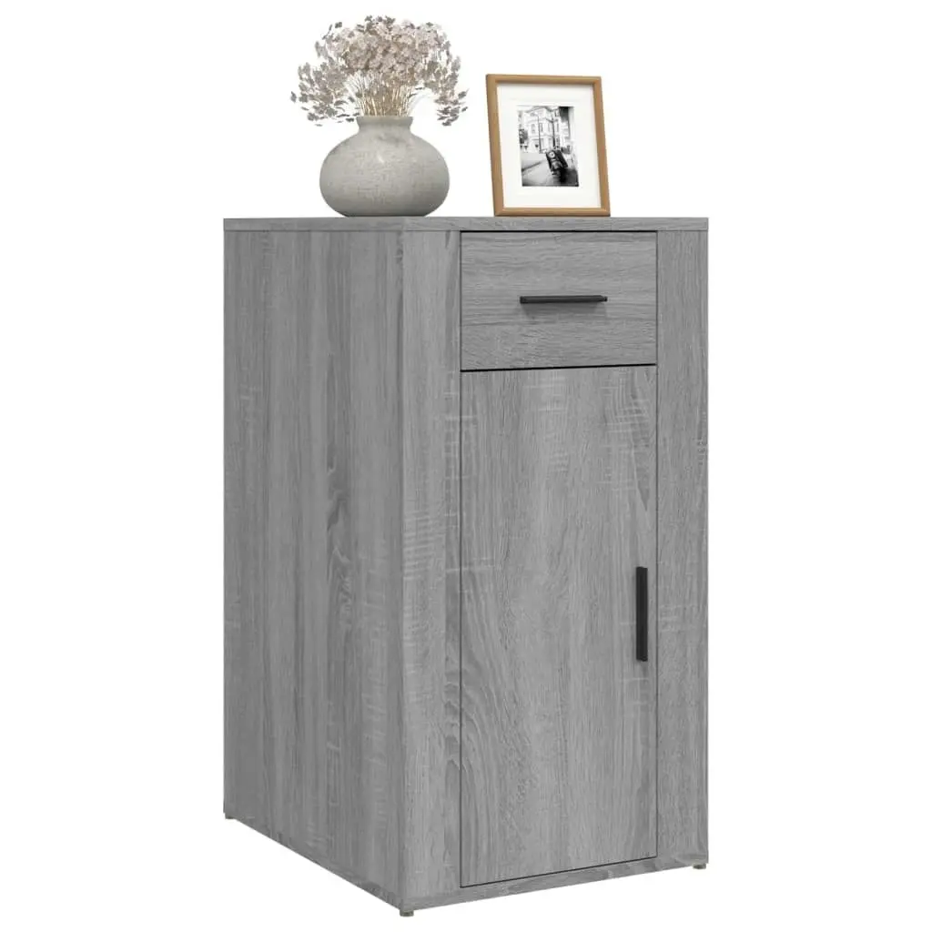 Desk Cabinet Grey Sonoma 40x49x75 cm Engineered Wood 816798