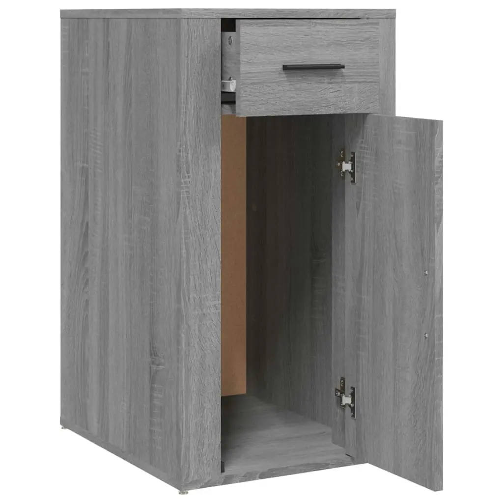 Desk Cabinet Grey Sonoma 40x49x75 cm Engineered Wood 816798