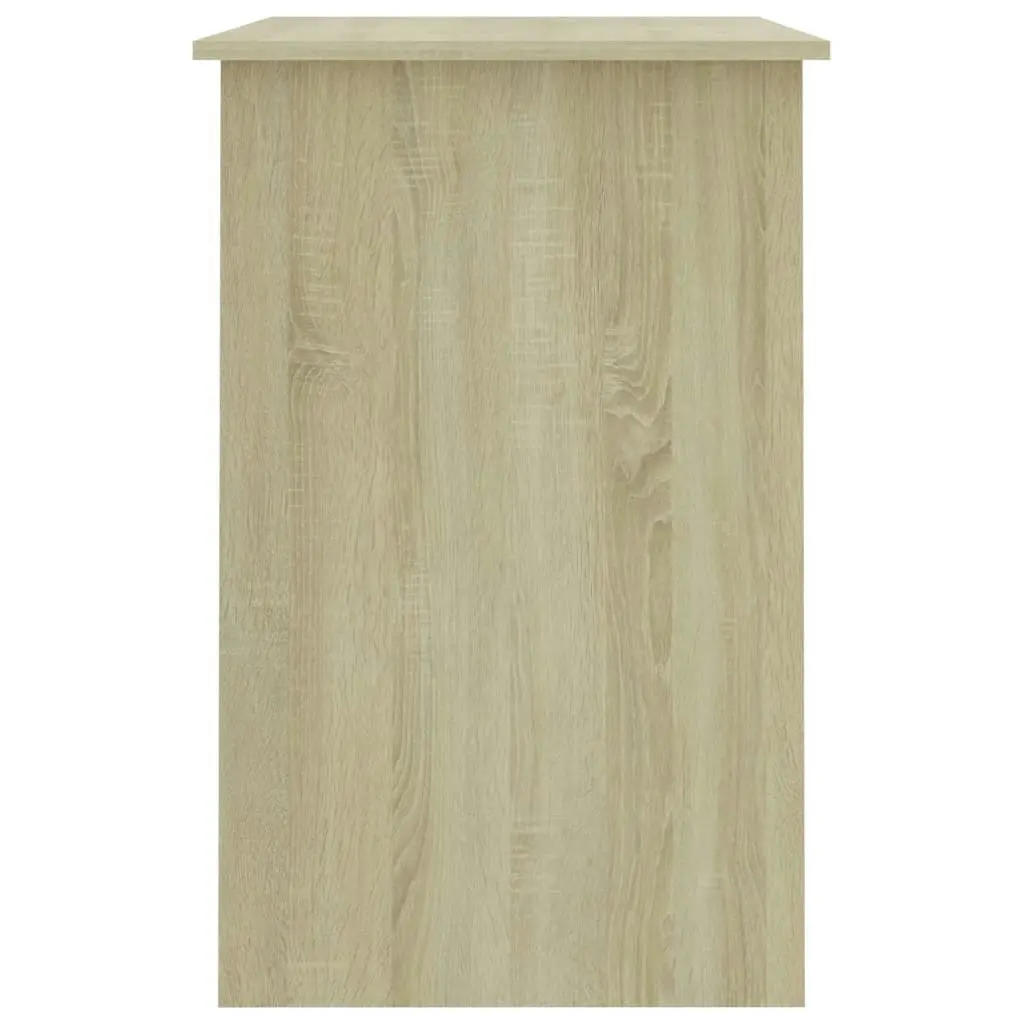 Desk Sonoma Oak 100x50x76 cm Engineered Wood 801083