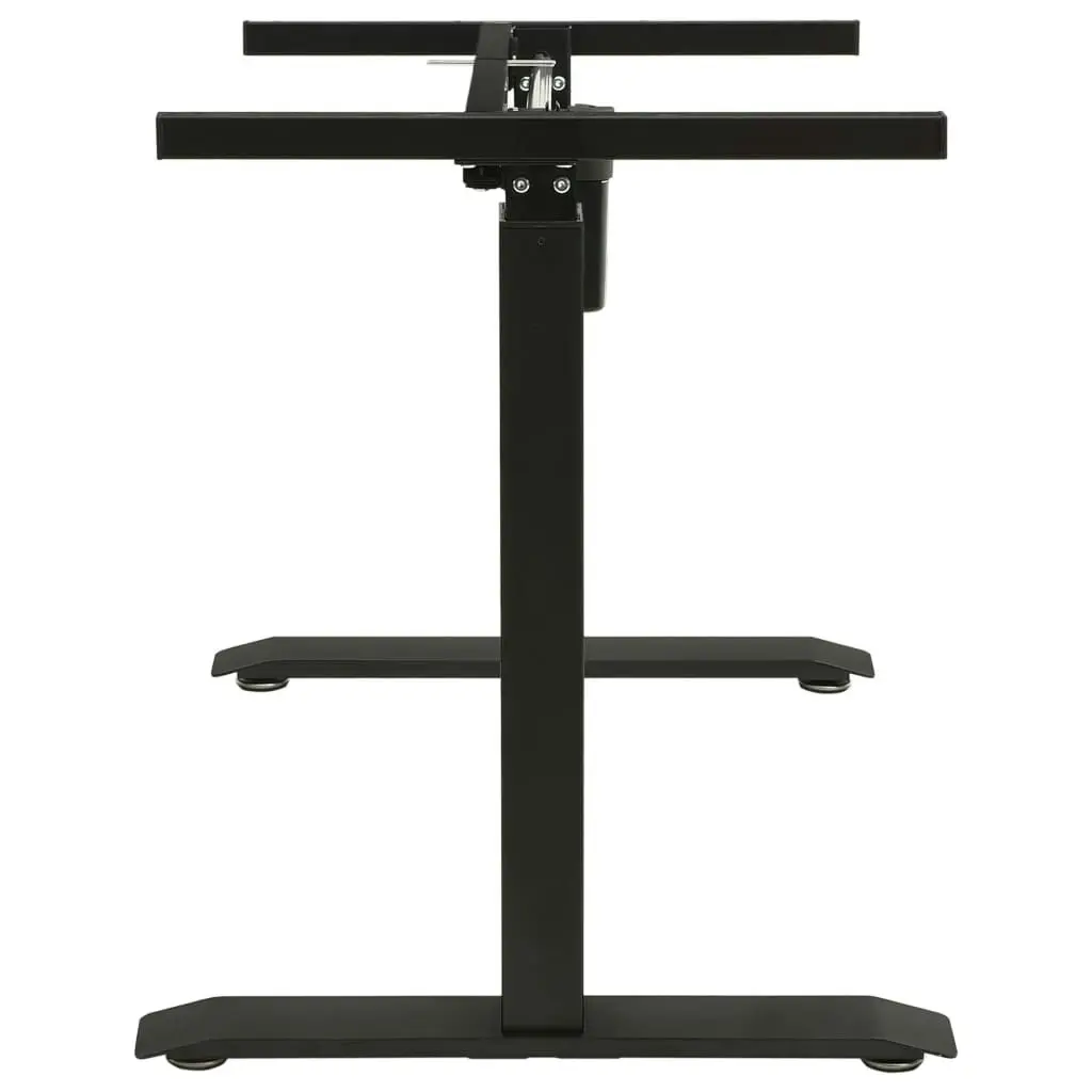 Electric Motorised Standing Desk Frame Height Adjustable Black 321717