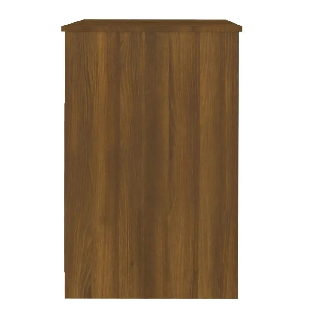 Drawer Cabinet Brown Oak 40x50x76 cm Engineered Wood 815095