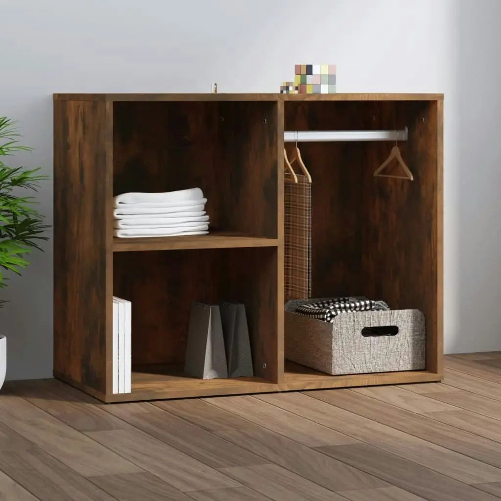 Dressing Cabinet Smoked Oak 80x40x65 cm Engineered Wood 820505