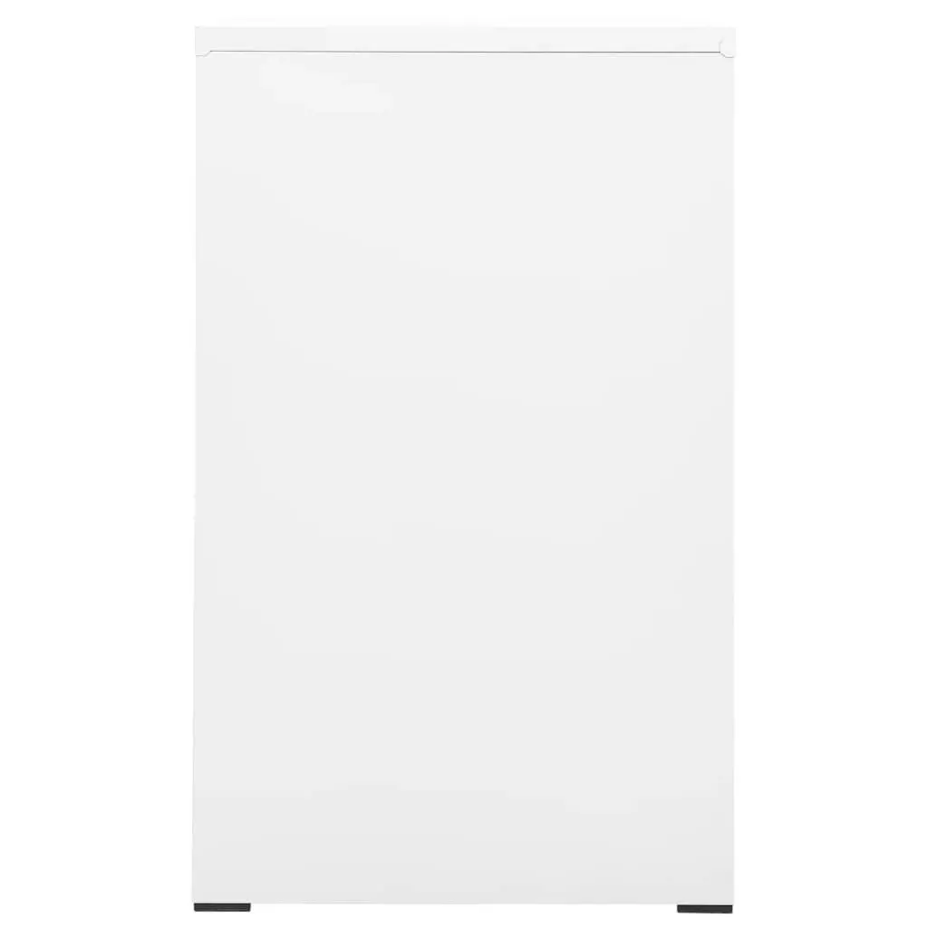 Filing Cabinet White 46x62x102.5 cm Steel 336274